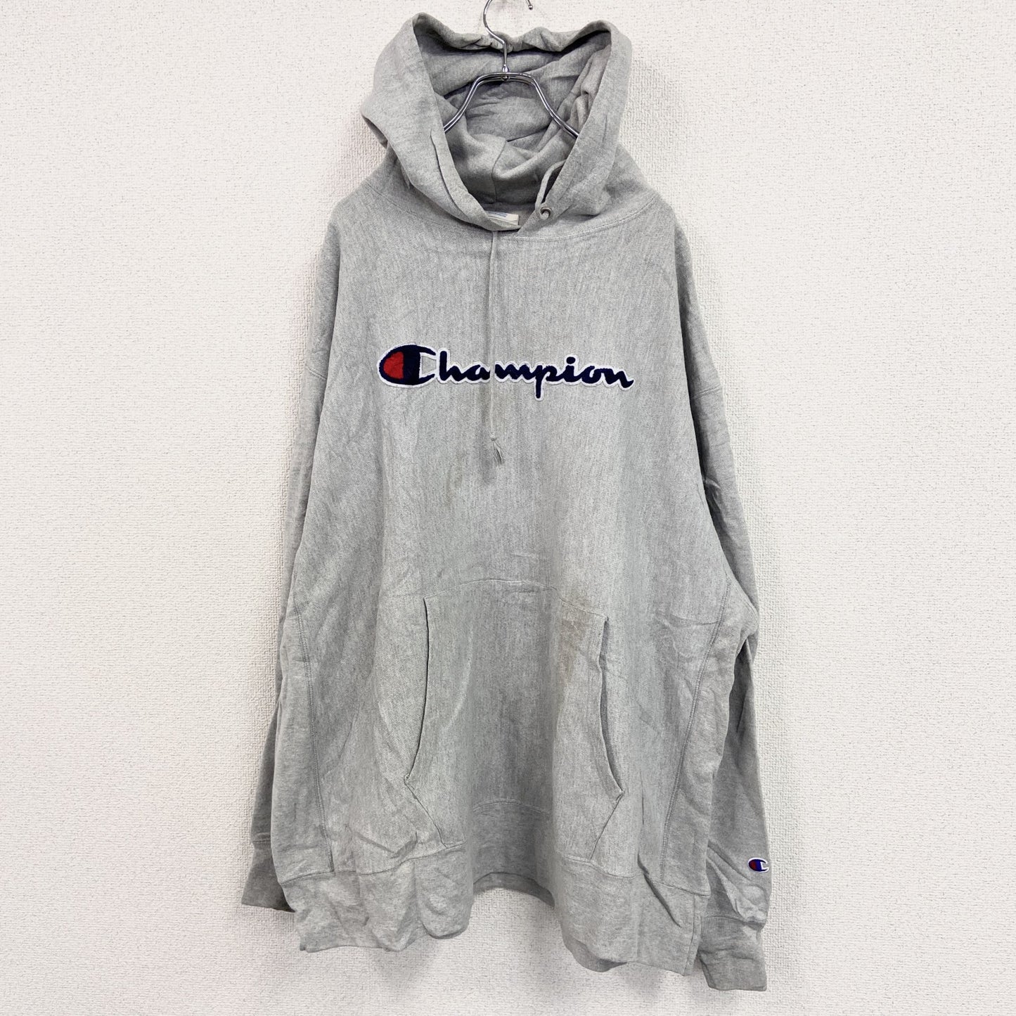 Champion　チャンピオン　リバースウィーブ　スウェットパーカー/フーディー　灰色　グレー　3XLサイズ