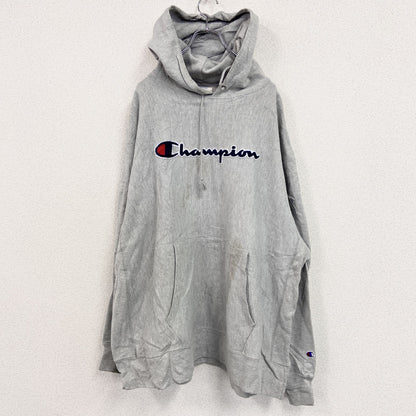 Champion　チャンピオン　リバースウィーブ　スウェットパーカー/フーディー　灰色　グレー　3XLサイズ