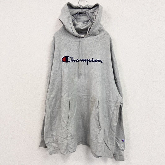 Champion　チャンピオン　リバースウィーブ　スウェットパーカー/フーディー　灰色　グレー　3XLサイズ