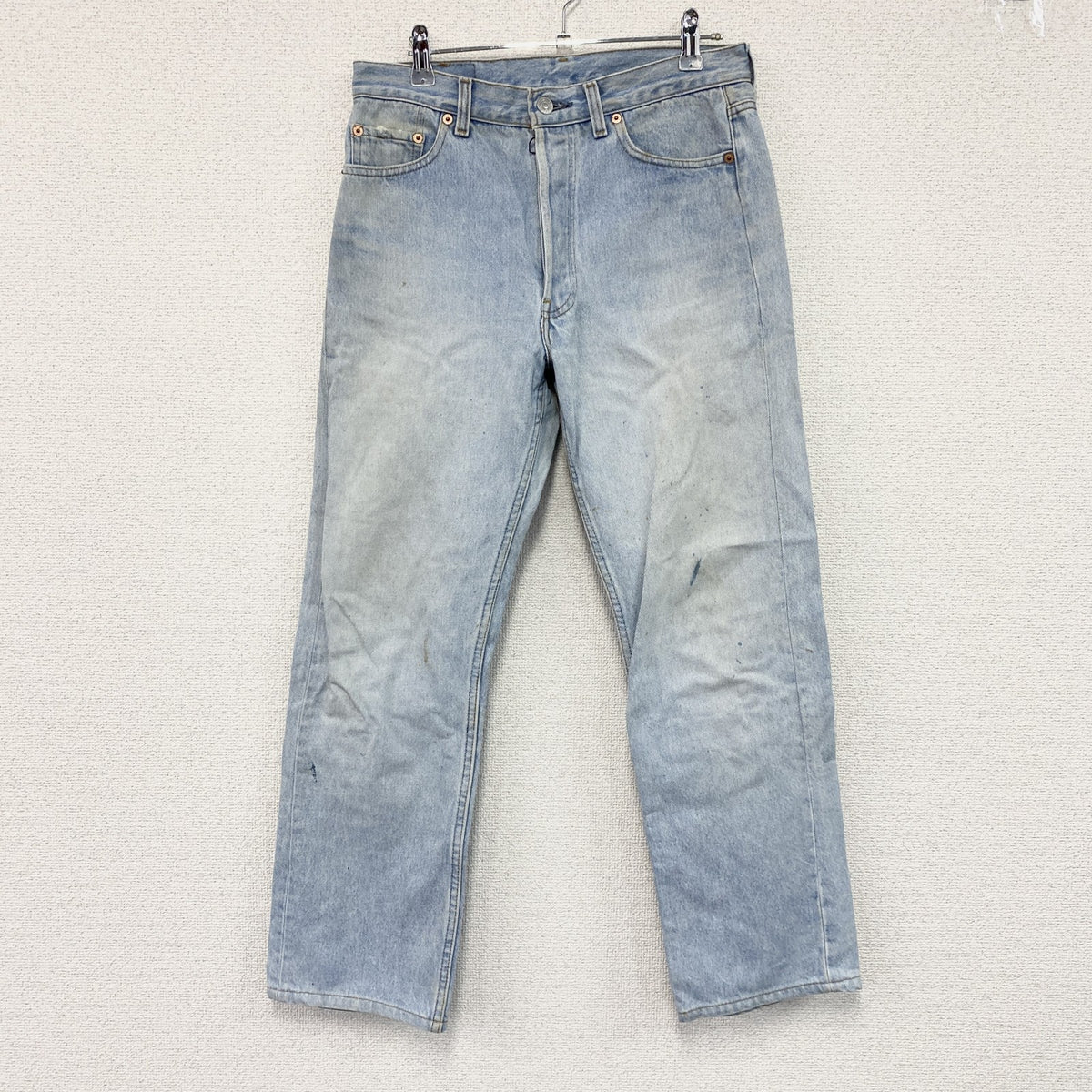 Levi's　リーバイス　501　デニムパンツ/ジーンズ　ボタンフライ　インディゴ　W31サイズ メンズ コットン 古着