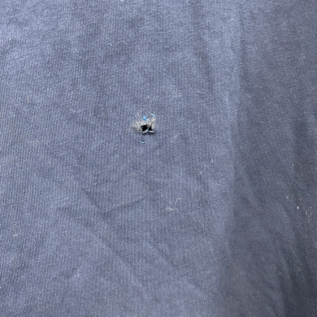 POLO RALPH LAUREN　ラルフローレン　半袖Tシャツ　ビッグポニー　刺繍ロゴ　紺　ネイビー　160サイズ　古着