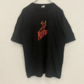 半袖プリントバンドTシャツ　人物T　PACIFIER　クルーネック　黒　ブラック　Sサイズ　古着
