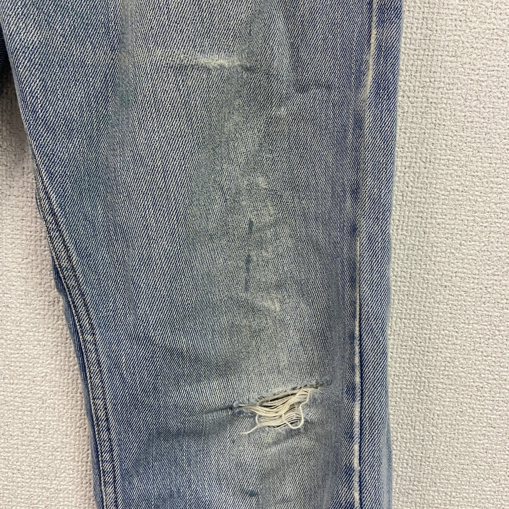 Levi's　リーバイス　505　デニムパンツ/ダメージジーンズ　ジップフライ　インディゴ　W32サイズ　古着