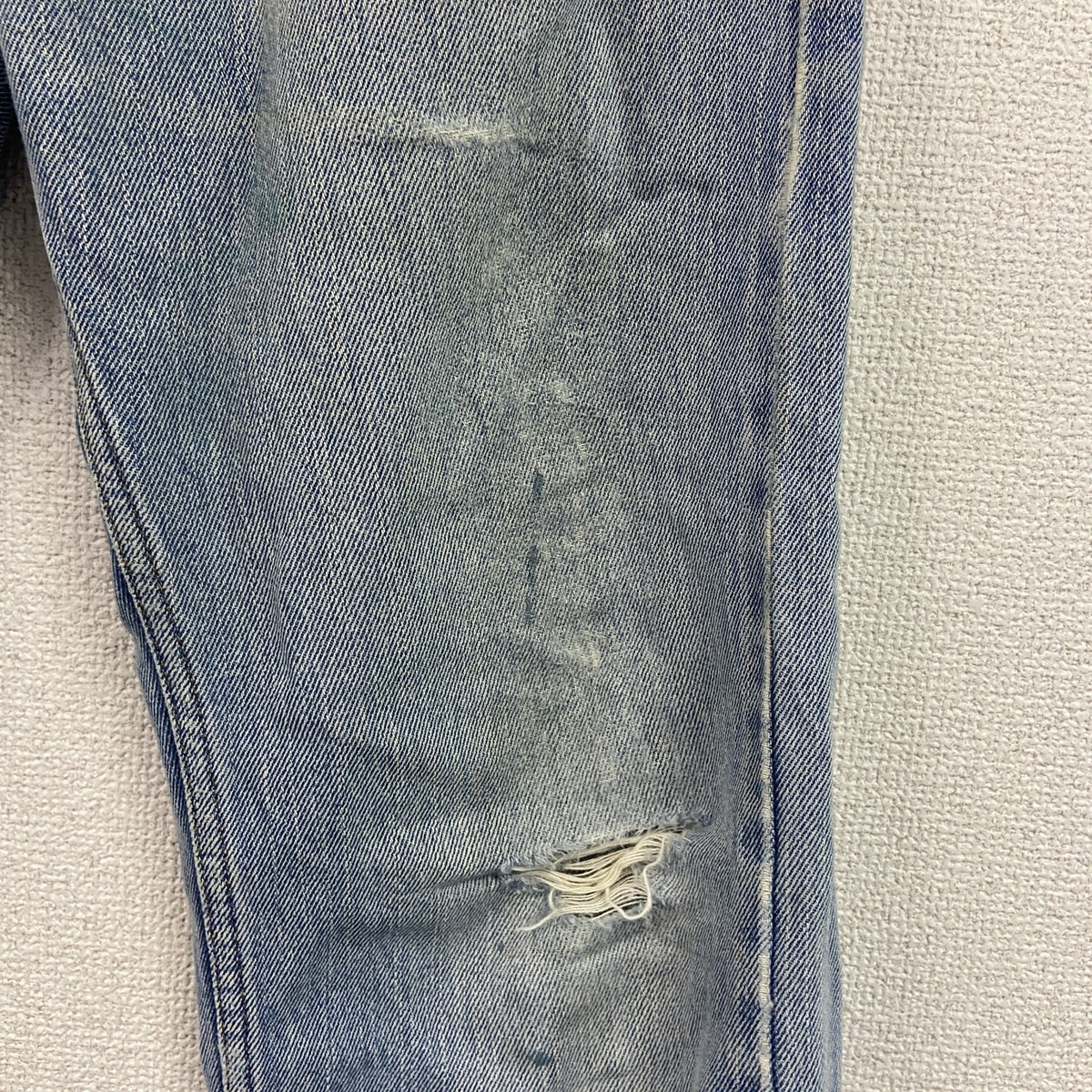Levi's　リーバイス　505　デニムパンツ/ダメージジーンズ　ジップフライ　インディゴ　W32サイズ　古着