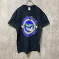 GILDAN　ギルダン　半袖クルーネックTシャツ　バックプリント　ロブスターボート　黒　ブラック　Lサイズ　古着