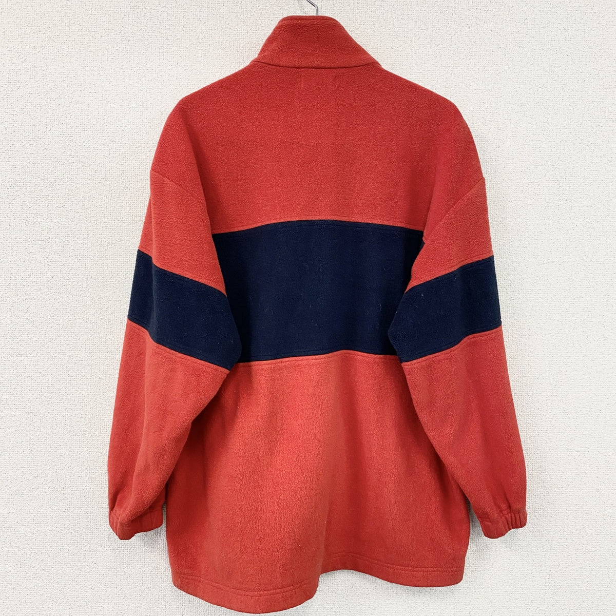 FILA　フィラ　ハーフジップフリースジャケット　赤　レッド　Lサイズ　古着