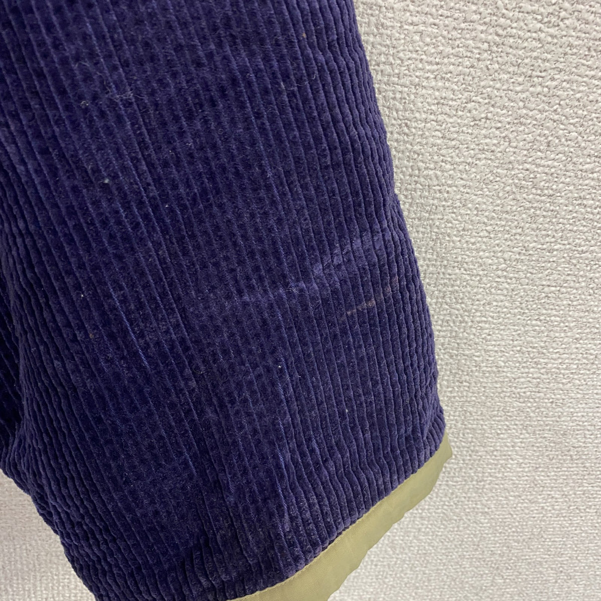 Champion　チャンピオン　コーデュロイジャケット　フーディー　紺　ネイビー メンズ コットン 古着