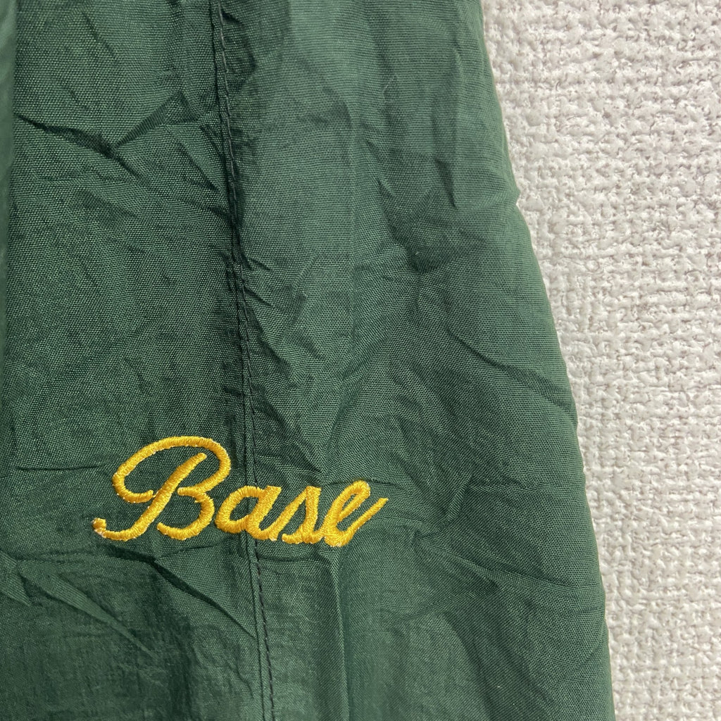 PACE SETTER　アノラックパーカー　ハーフジップナイロンプルオーバージャケット　緑　グリーン　Mサイズ　古着