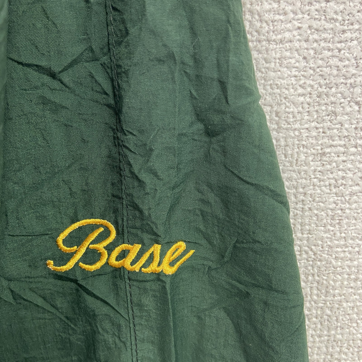 PACE SETTER　アノラックパーカー　ハーフジップナイロンプルオーバージャケット　緑　グリーン　Mサイズ　古着