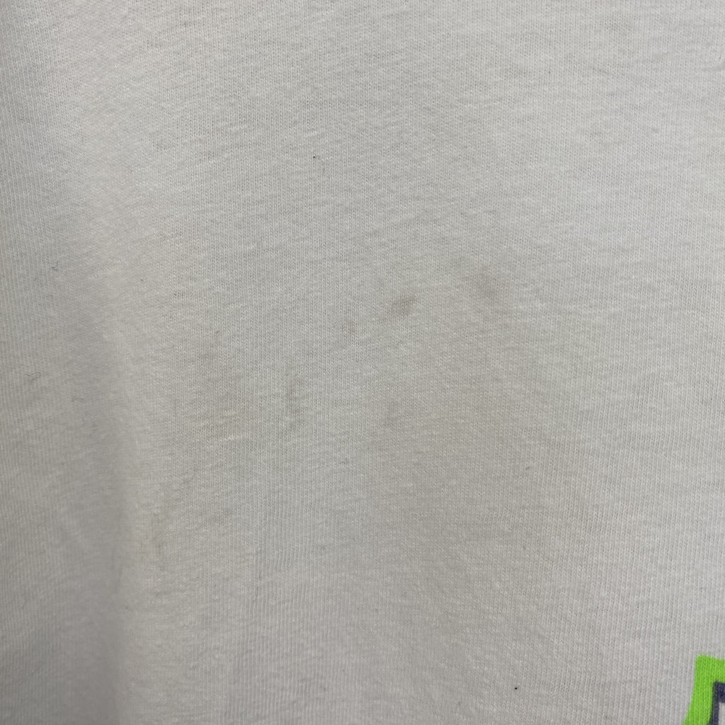90s　USA製　半袖プリントTシャツ　100%コットン　カジキマグロ　シングルステッチ　ヴィンテージ　Lサイズ　古着