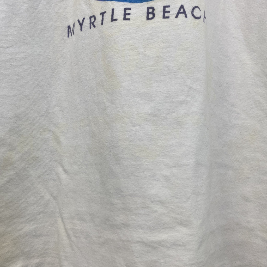 90s　USA製　半袖プリントTシャツ　100%コットン　カジキマグロ　シングルステッチ　ヴィンテージ　Lサイズ　古着
