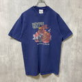 BROWNSEA BEALE　半袖プリントTシャツ　ドラゴン　龍柄　SCOUT EXPO　ネイビー　紺　Mサイズ　古着