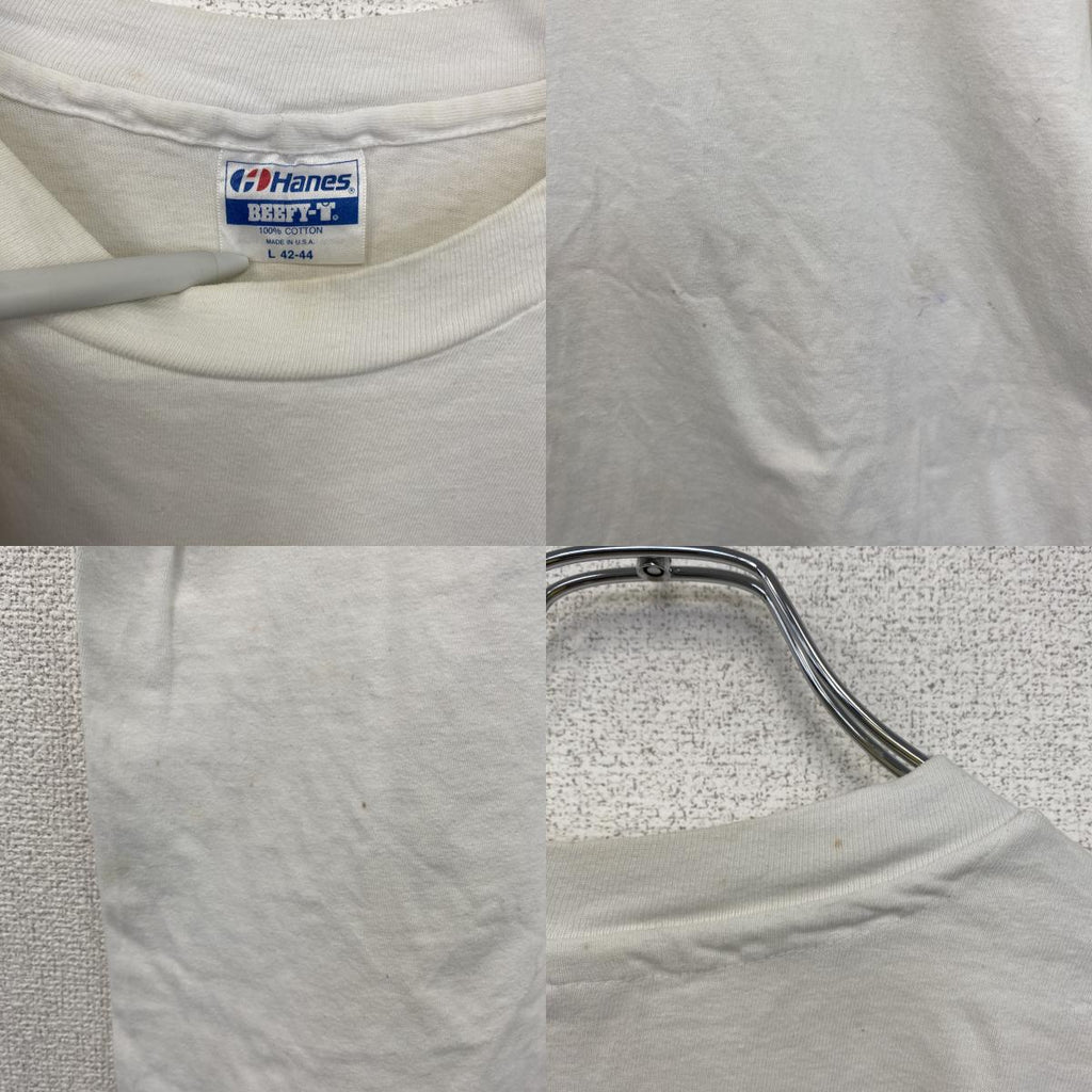 90s　USA製　半袖プリントTシャツ　100%コットン　カジキマグロ　シングルステッチ　ヴィンテージ　Lサイズ　古着