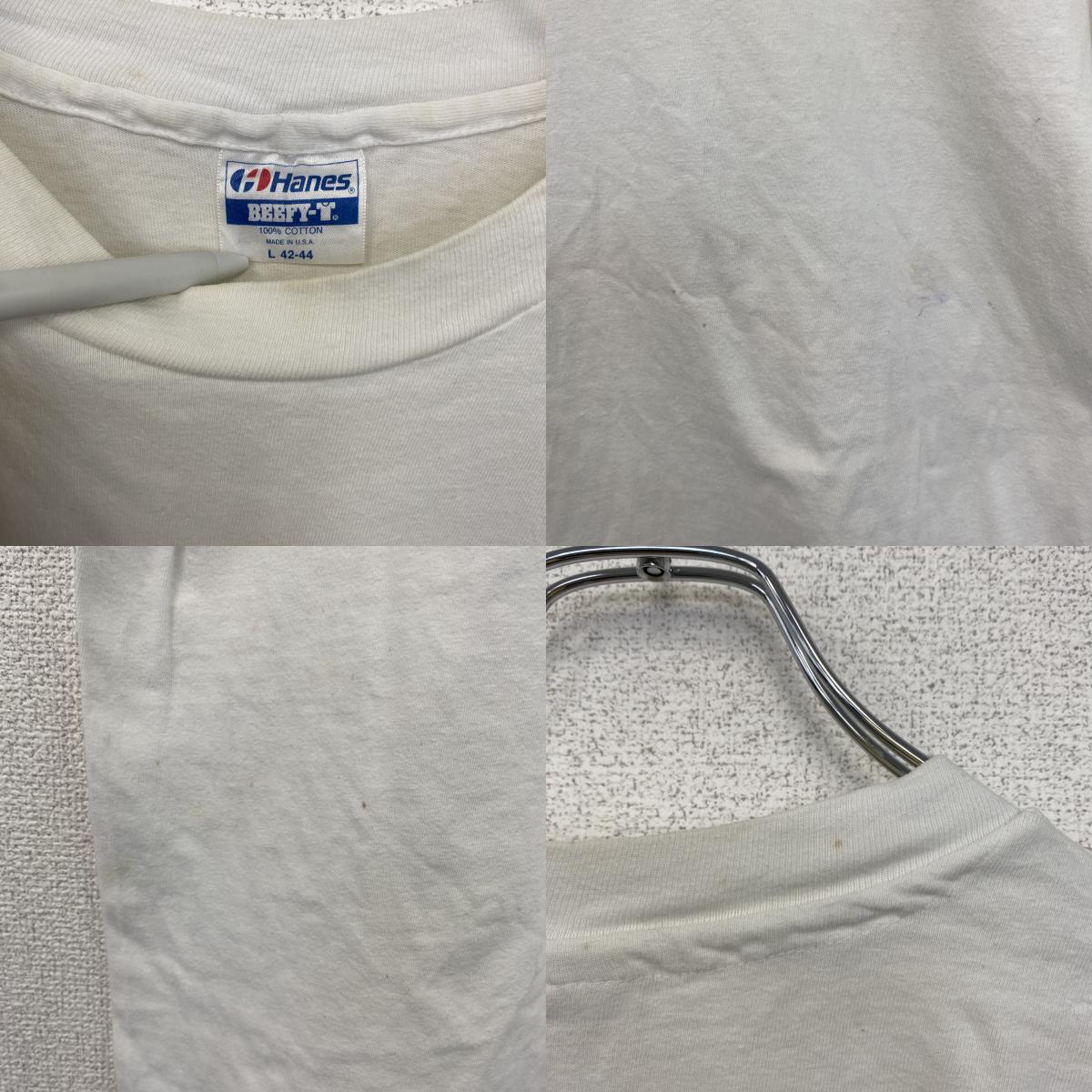 90s　USA製　半袖プリントTシャツ　100%コットン　カジキマグロ　シングルステッチ　ヴィンテージ　Lサイズ　古着