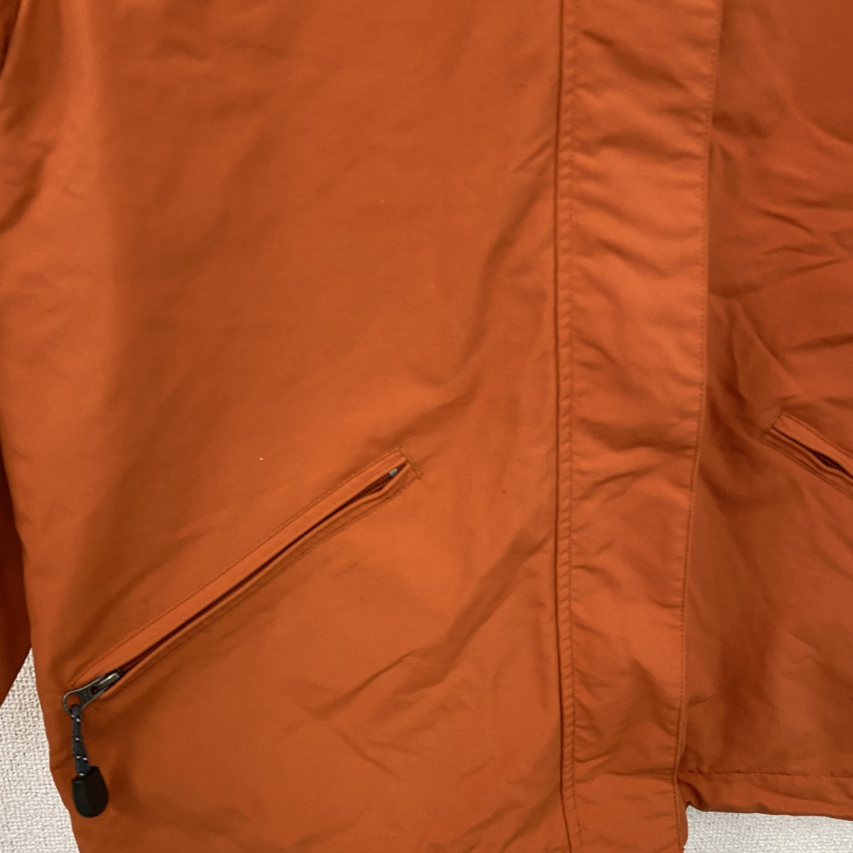 ～90s　L.L.Bean　エルエルビーン　マウンテンパーカー　スキーウェア　比翼仕立て　橙色　オレンジ　Mサイズ　　ヴィンテージ　古着
