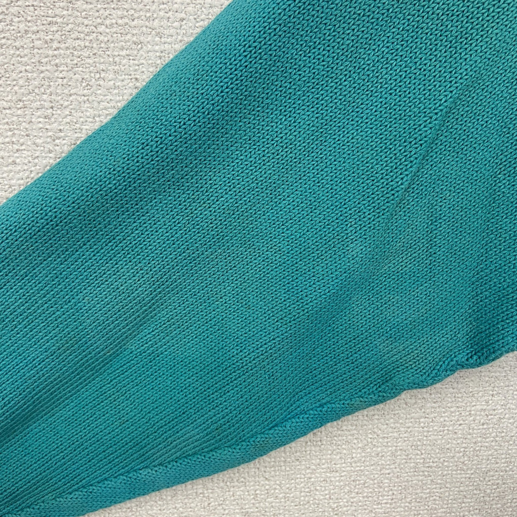 ～90s　Kappa　カッパ　コットンニットセーター　ヴィンテージ　ユーロ　水色　ライトブルー　古着
