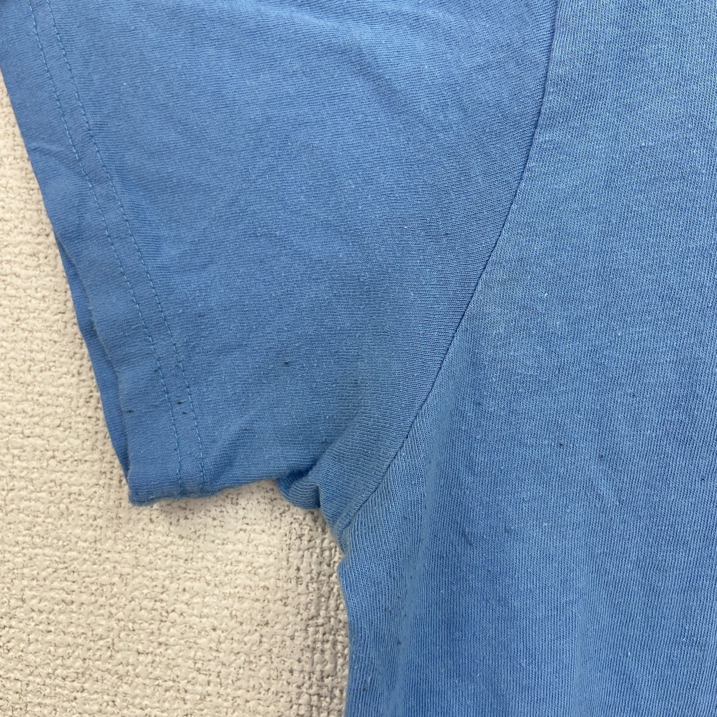 古着 used　Gorillaz　ゴリラズ　半袖バンドプリントTシャツ　レトロデザイン　クルーネック　水色　ライトブルー　