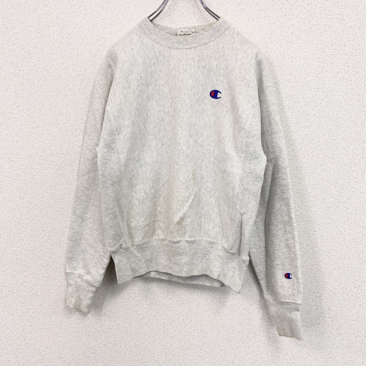 Champion　チャンピオン　リバースウィーブ　スウェット/トレーナー　霜降りグレー　XSサイズ　古着