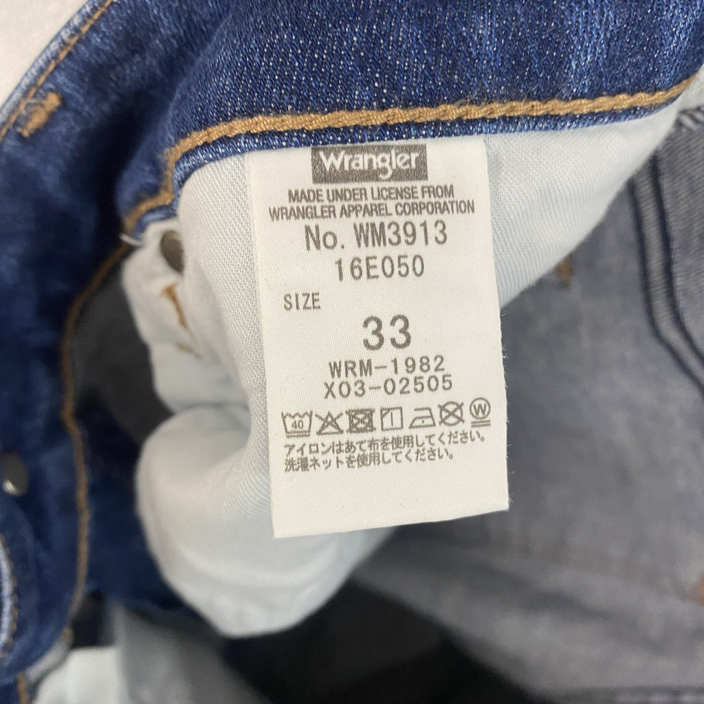 Wrangler　ラングラー　Kent　ケント　デニムパンツ/ジーンズ　ジップフライ　インディゴ　33サイズ　古着