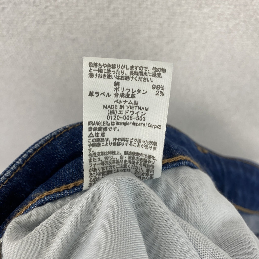 Wrangler　ラングラー　Kent　ケント　デニムパンツ/ジーンズ　ジップフライ　インディゴ　33サイズ　古着