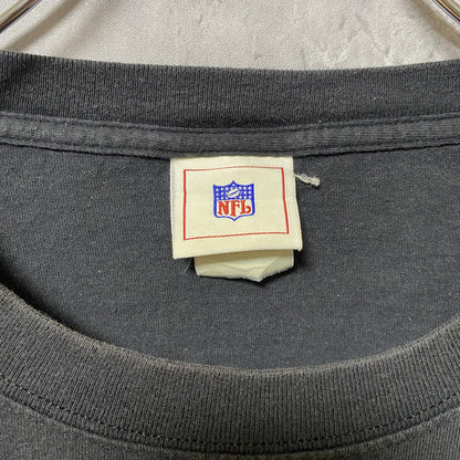 古着 used　NFL　RAVENS　レイブンズ　半袖オフィシャル刺繍Ｔシャツ　フットボール　黒　ブラック　ビッグシルエット