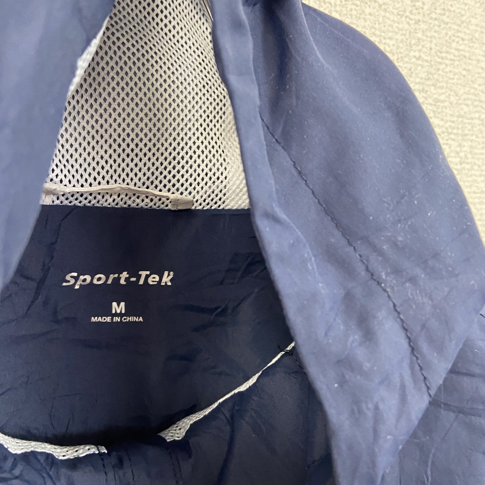 Sport-Tek　アノラックパーカー　紺　ネイビー　Mサイズ　古着