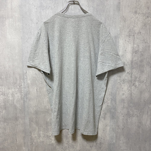 AVATAR　半袖アニマルプリントTシャツ　クルーネック　動物　グレー　灰色　春夏服　ビッグシルエット　XLサイズ　古着