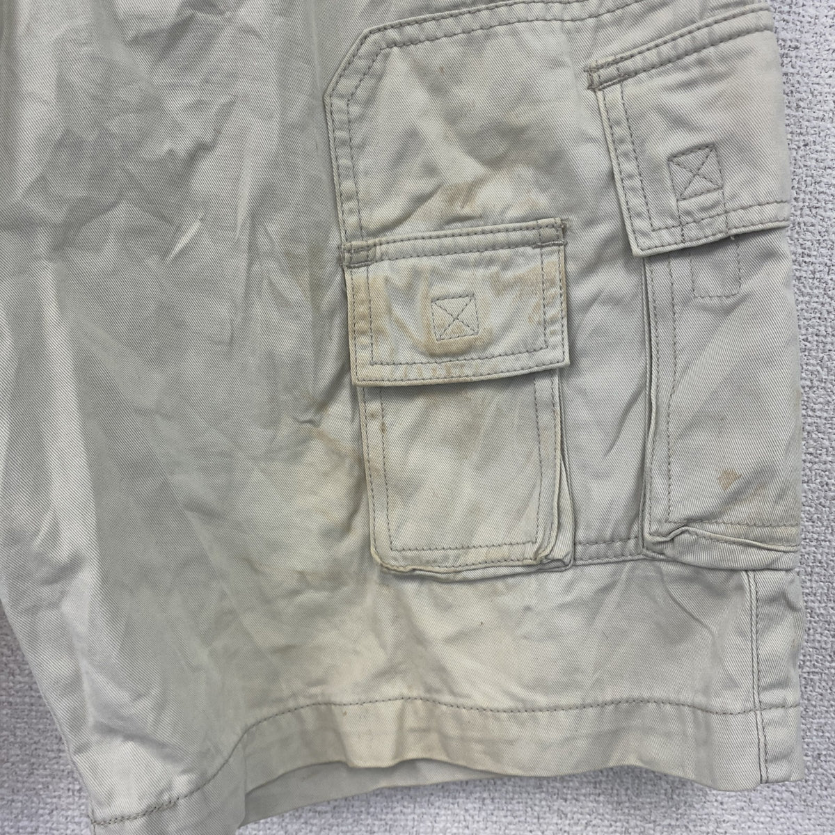Carvin Klein Jeans　カルバンクラインジーンズ　ハーフカーゴパンツ/ショートパンツ　白　ホワイト　32サイズ　古着