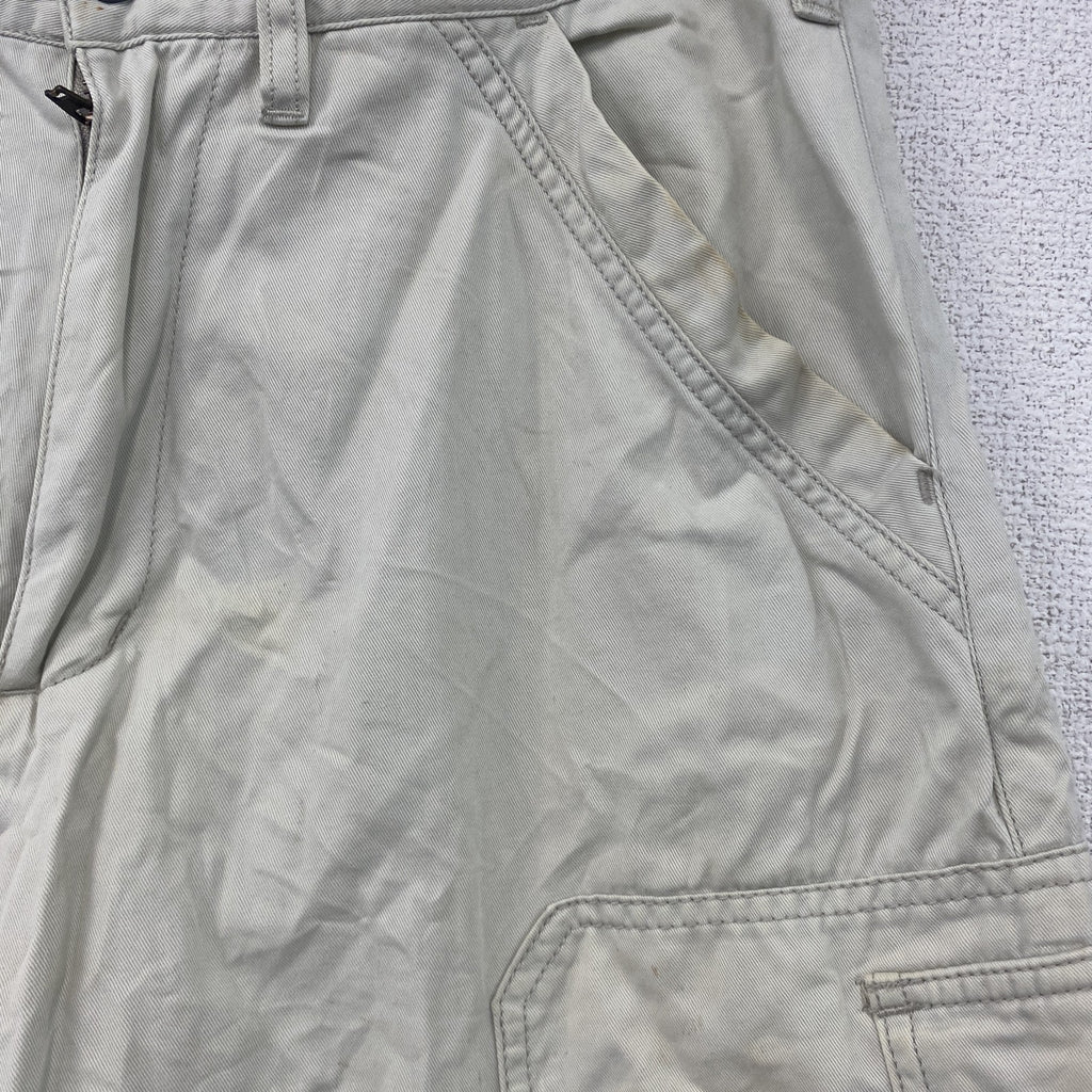 Carvin Klein Jeans　カルバンクラインジーンズ　ハーフカーゴパンツ/ショートパンツ　白　ホワイト　32サイズ　古着