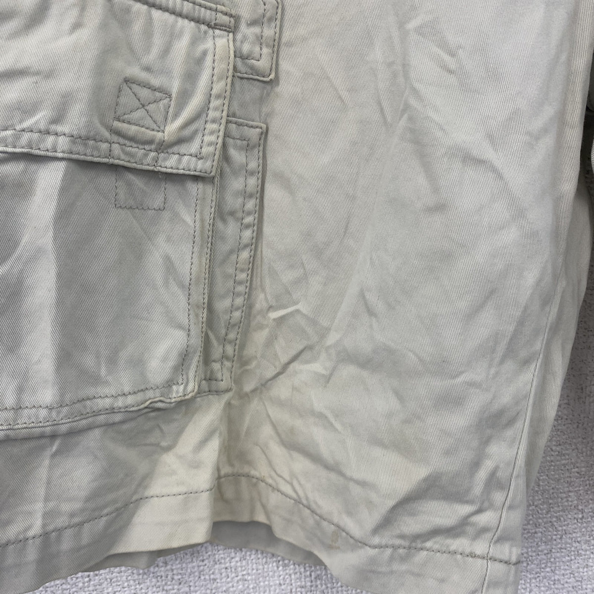 Carvin Klein Jeans　カルバンクラインジーンズ　ハーフカーゴパンツ/ショートパンツ　白　ホワイト　32サイズ　古着