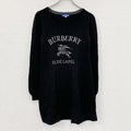 BURBERRY BLACK LABEL　バーバリー　ウールニットワンピース　黒　ブラック　38サイズ　古着