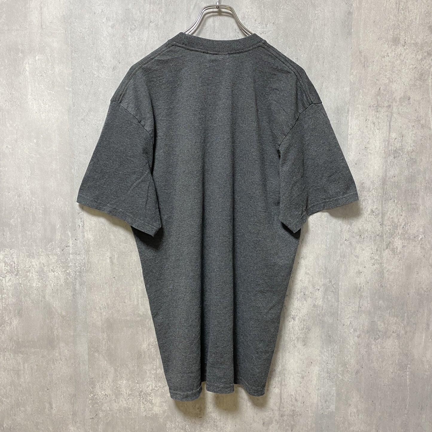 古着 used　NIKE ナイキ　半袖カレッジプリントTシャツ　ノースカロライナ大学　クルーネック　ダークグレー　Ｌサイズ