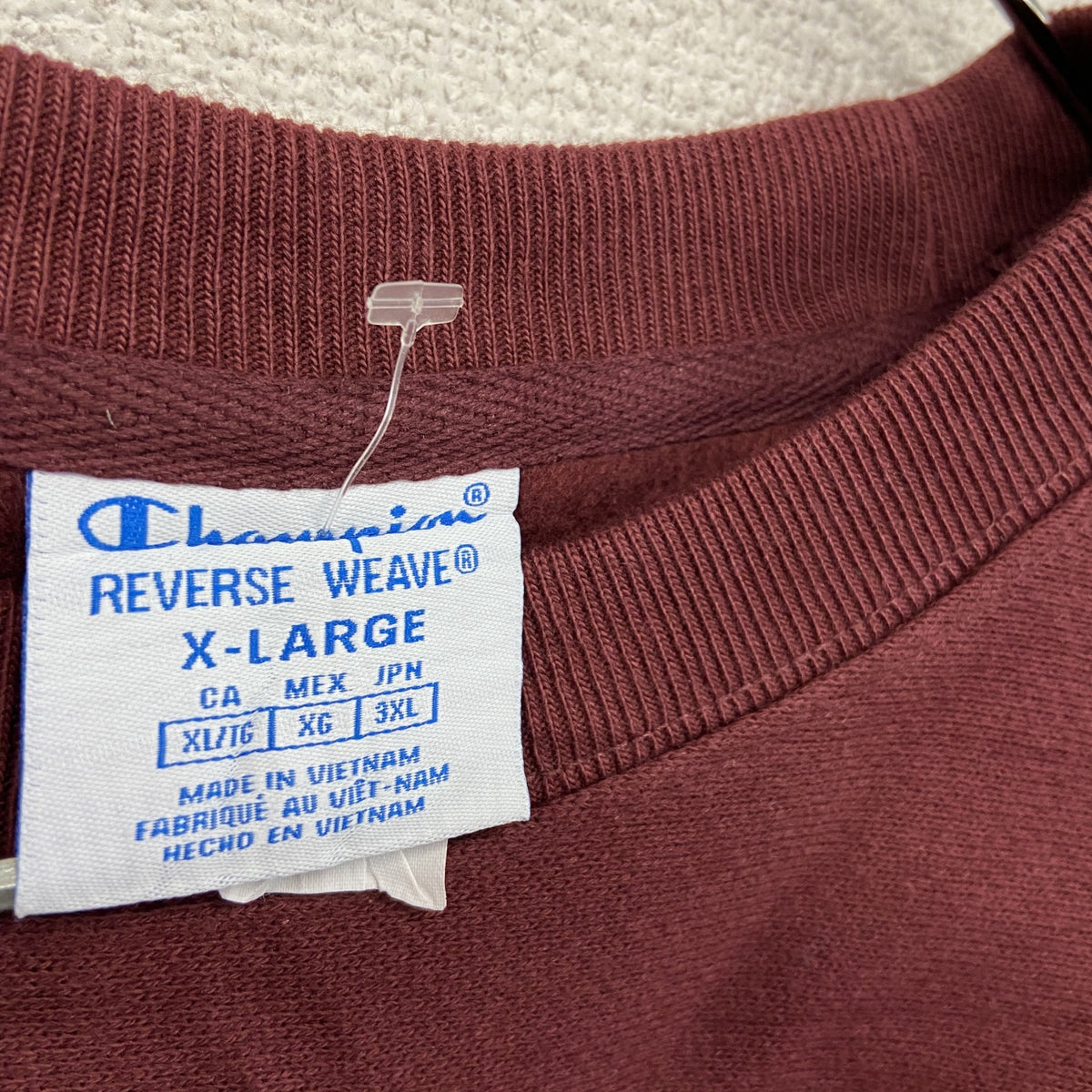 Champion　チャンピオン　リバースウィーブ　スウェット/トレーナー　ワインレッド　XLサイズ スウェットトップス メンズ コットン 古着