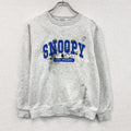 PEANUTS　ピーナッツ　SNOOPY　スヌーピー　スウェット/トレーナー　霜降りグレー　Mサイズ　古着