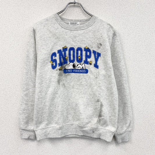 PEANUTS　ピーナッツ　SNOOPY　スヌーピー　スウェット/トレーナー　霜降りグレー　Mサイズ