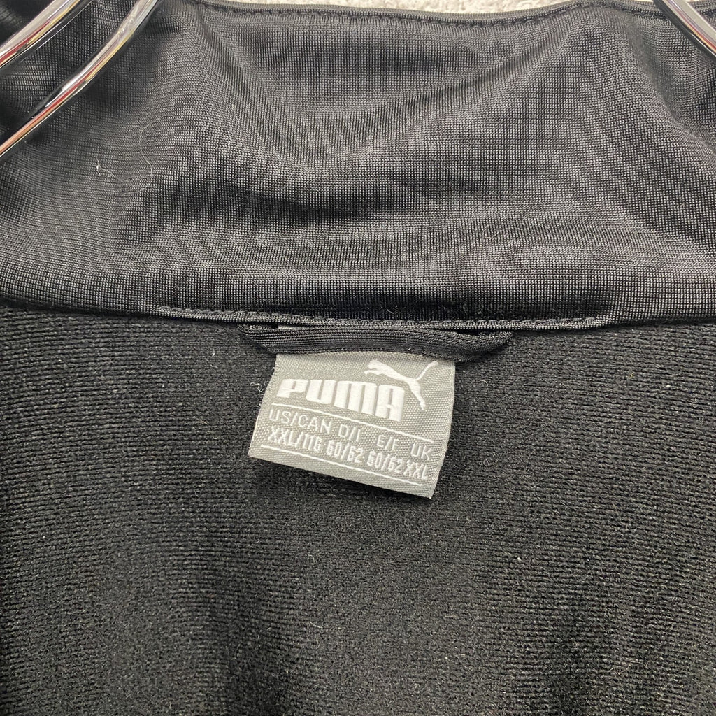 PUMA　プーマ　トラックジャケット/ジャージ　黒　ブラック　2XLサイズ　古着