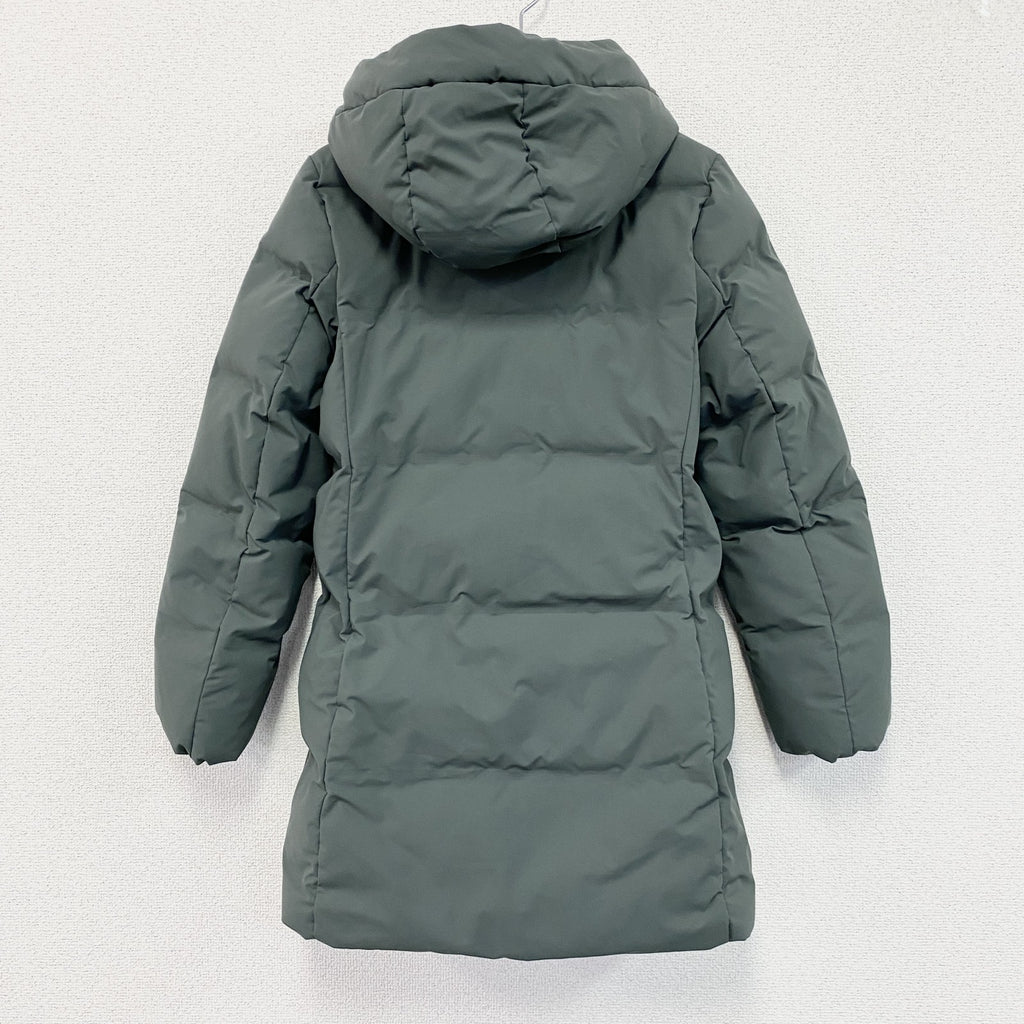 UNIQLO　ユニクロ　シームレスダウンショートコート　ダウン90%　緑　グリーン　Mサイズ　古着