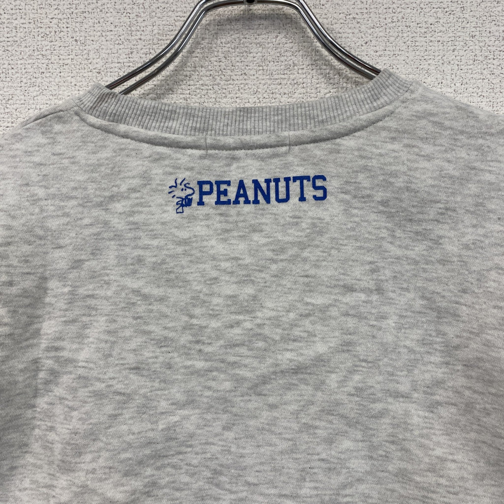 PEANUTS　ピーナッツ　SNOOPY　スヌーピー　スウェット/トレーナー　霜降りグレー　Mサイズ　古着