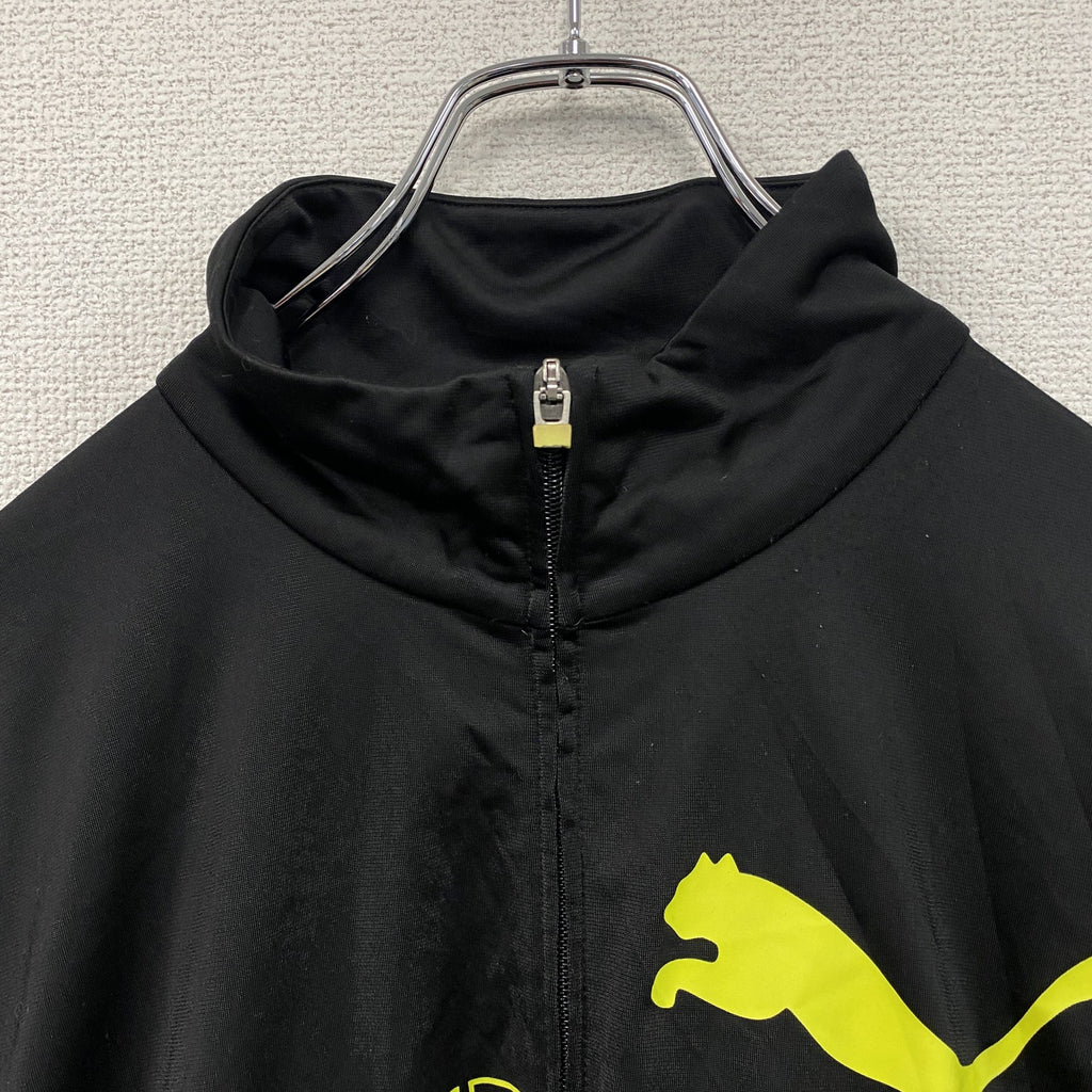 PUMA　プーマ　トラックジャケット/ジャージ　黒　ブラック　2XLサイズ　古着