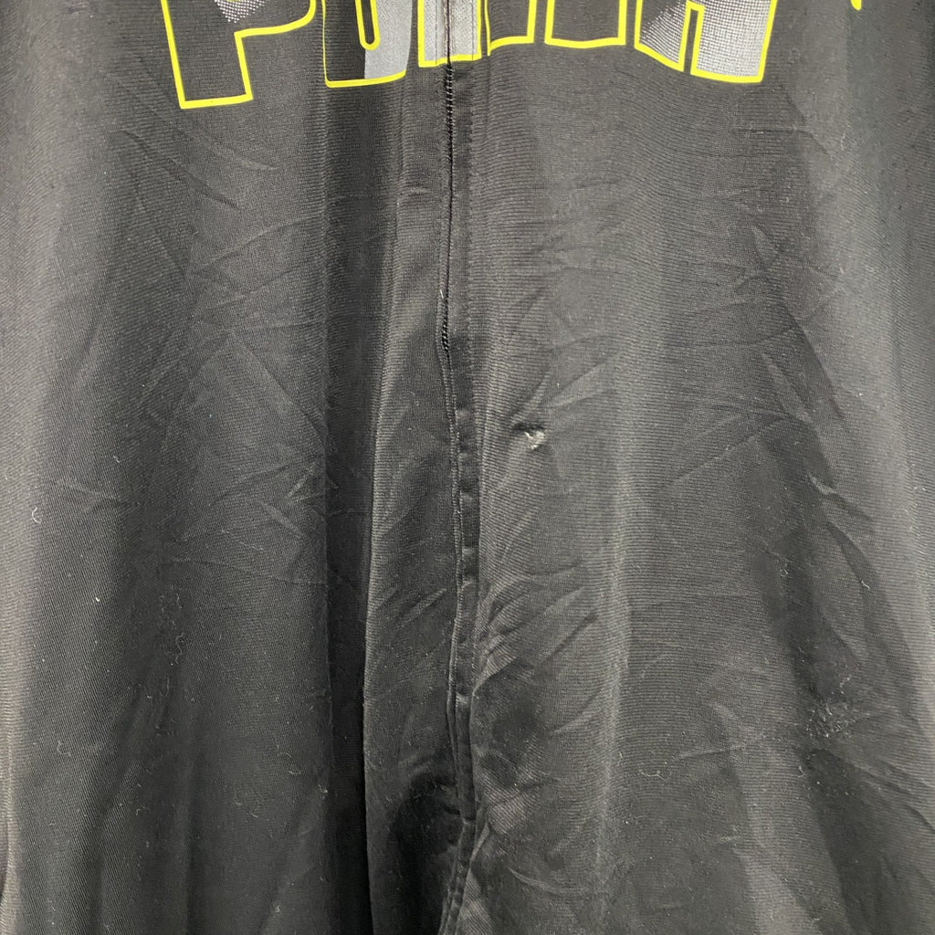 PUMA　プーマ　トラックジャケット/ジャージ　黒　ブラック　2XLサイズ　古着