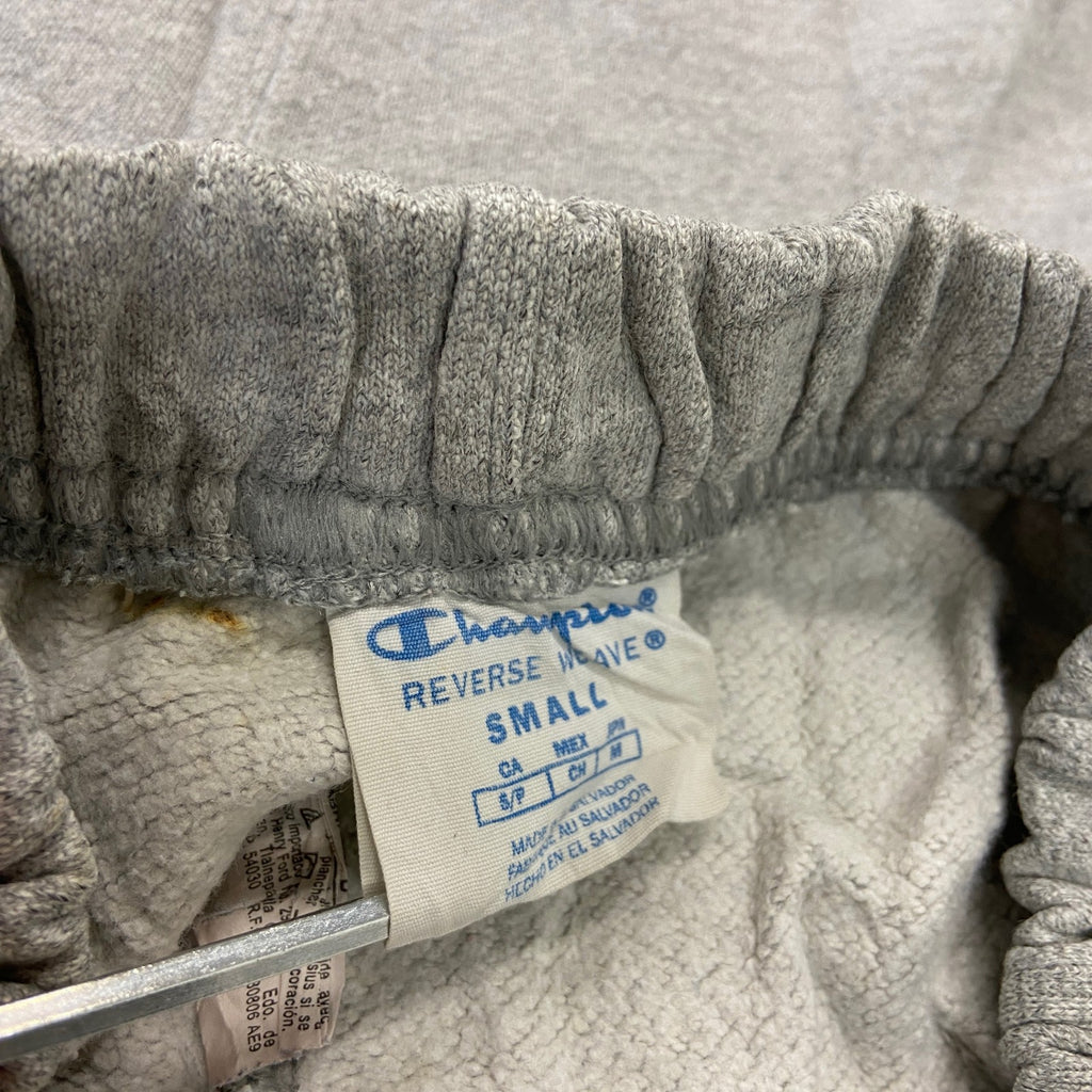 Champion　チャンピオン　リバースウィーブ　スウェットパンツ　3連プリント　灰色　グレー　Sサイズ　古着