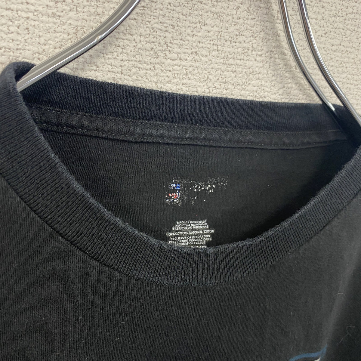 NFL　半袖オフィシャルプリントTシャツ　アメフト　クルーネック　レトロデザイン　黒　ブラック　XLサイズ　古着