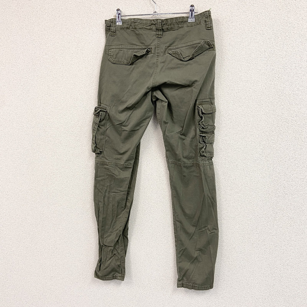Wrangler　ラングラー　Regular Taper　カーゴパンツ　ジップフライ　カーキ　W30サイズ　古着