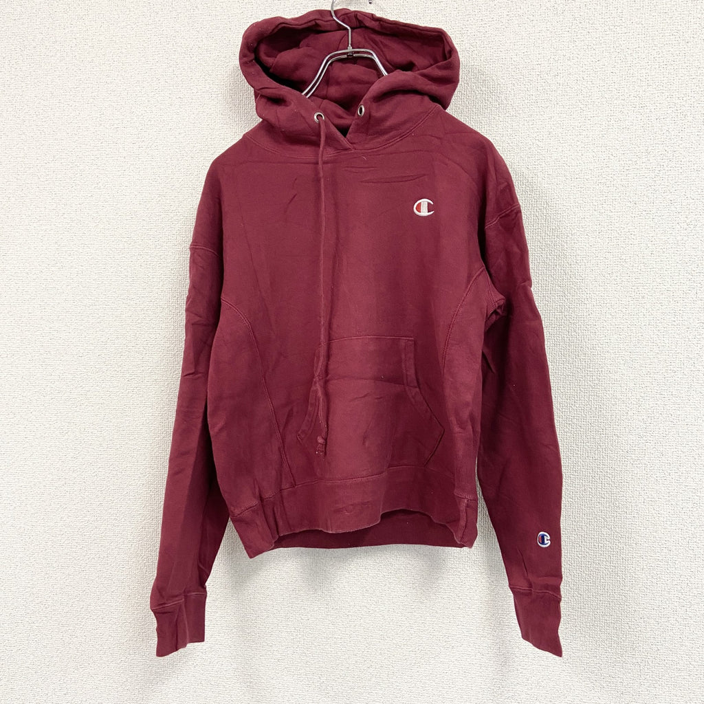 Champion　チャンピオン　リバースウィーブ　スウェットパーカー/フーディー　赤　レッド　XSサイズ　古着