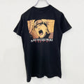 半袖アニメプリントTシャツ　うずまきナルト　黒　ブラック　クルーネック　レトロデザイン　Sサイズ　古着