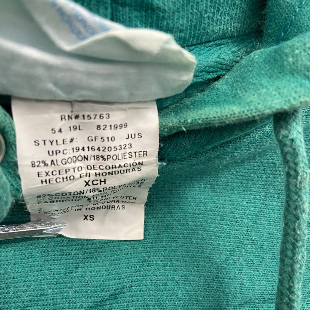 Champion　チャンピオン　リバースウィーブ　スウェットパーカー/フーディー　緑　グリーン　XSサイズ　古着