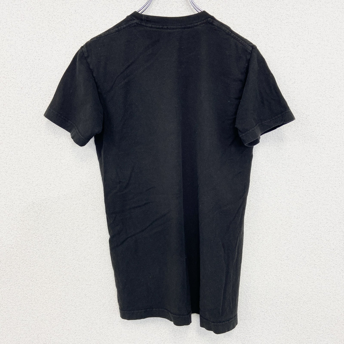 半袖アニメプリントTシャツ　うずまきナルト　黒　ブラック　クルーネック　レトロデザイン　Sサイズ　古着