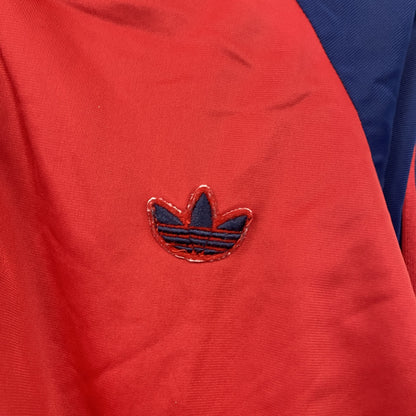 70s　adidas　アディダス　ATP　トラックジャケット/ジャージ　トレフォイルロゴ　ヴィンテージ　赤　レッド　46サイズ