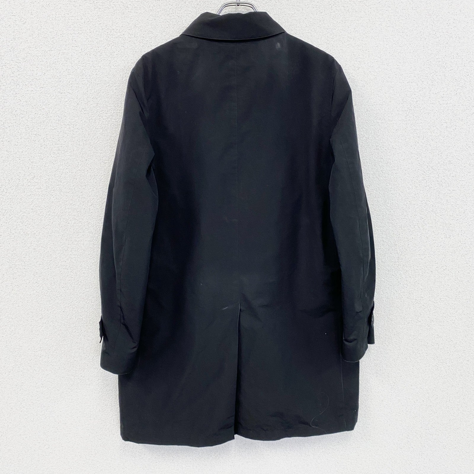 MACKINTOSH PHILOSOPHY　マッキントッシュ　ステンカラーコート　中綿入り　黒　ブラック　40サイズ　古着