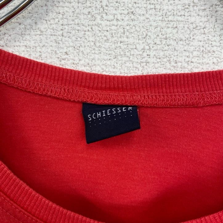 半袖プリントTシャツ　いちご　ストロベリー　フルーツ　赤　レッド　クルーネック　レトロデザイン　古着